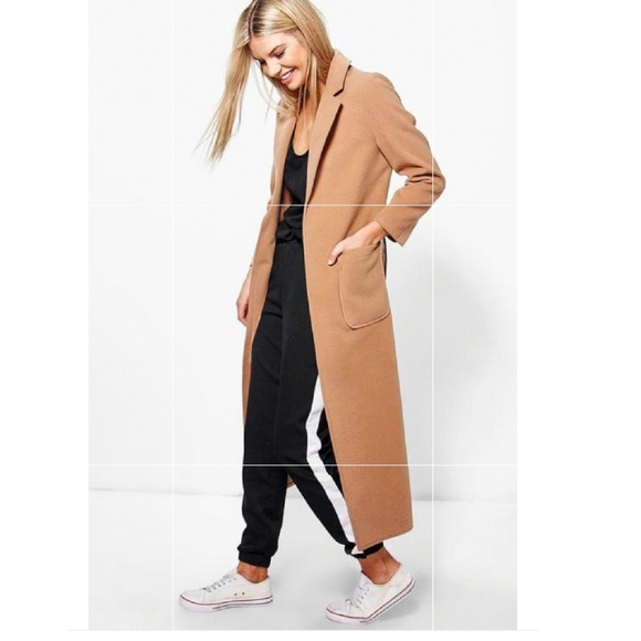 Boohoo Jackets & Blazers - 🆕️🧥🍁Boohoo Belted Camel Duster🍁